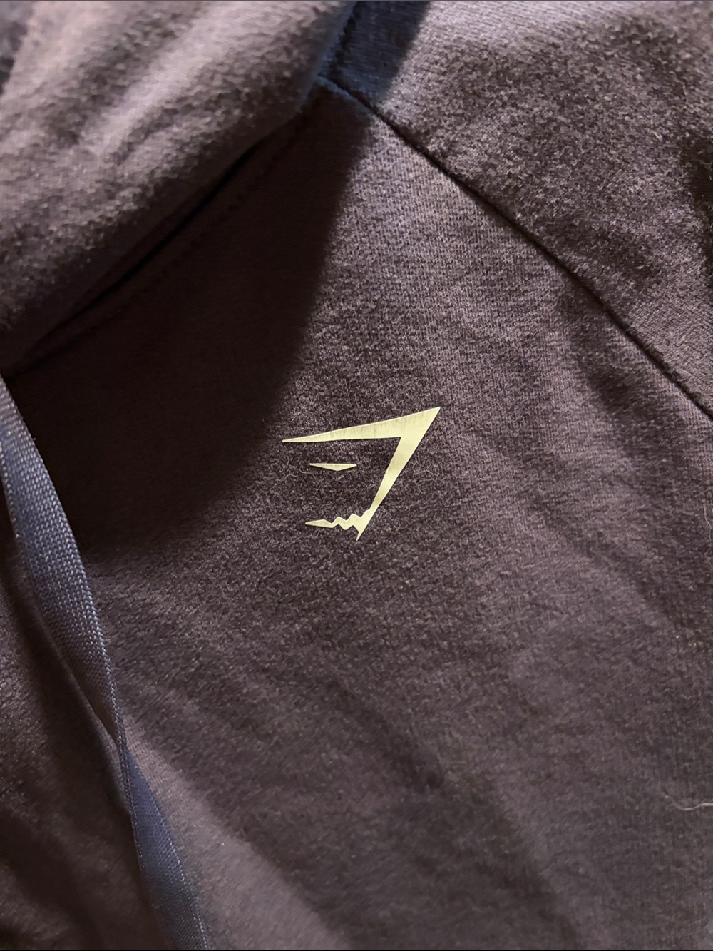 Gymshark Cropped Hoodie in Deep Plum - Picture 3 of 4
